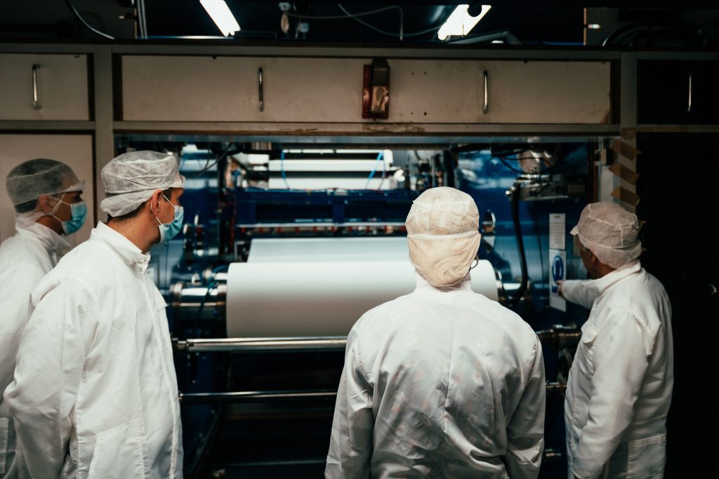 Image showing staff in the manufacturing facility at HARMAN technology